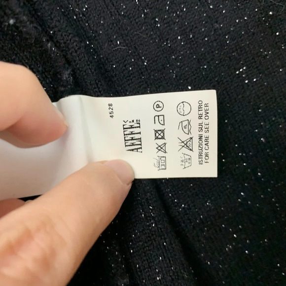 philosophy di Alberta Ferretti metallic cardigan sparkle size us 6 festive - Picture 10 of 16